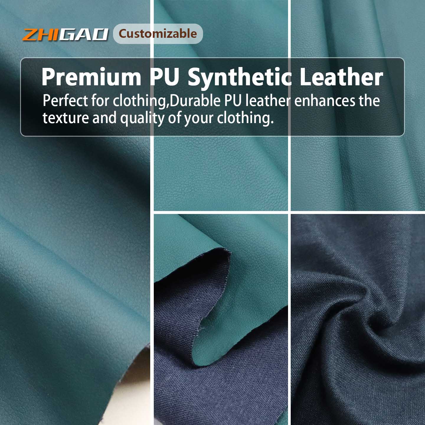 PU Leather Fabric for Apparel PU Leather Fabric for Apparel