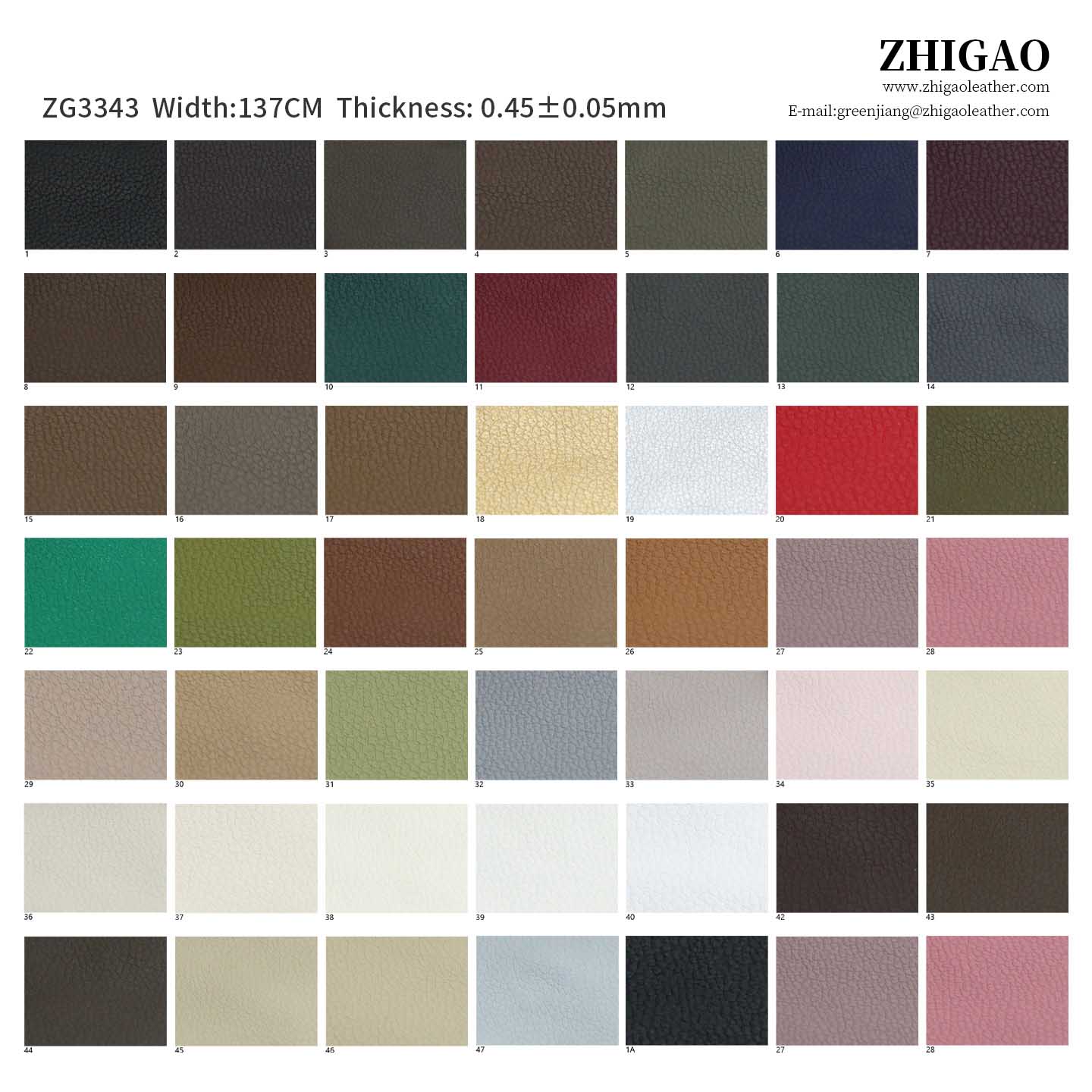 PU Leather Fabric for Apparel