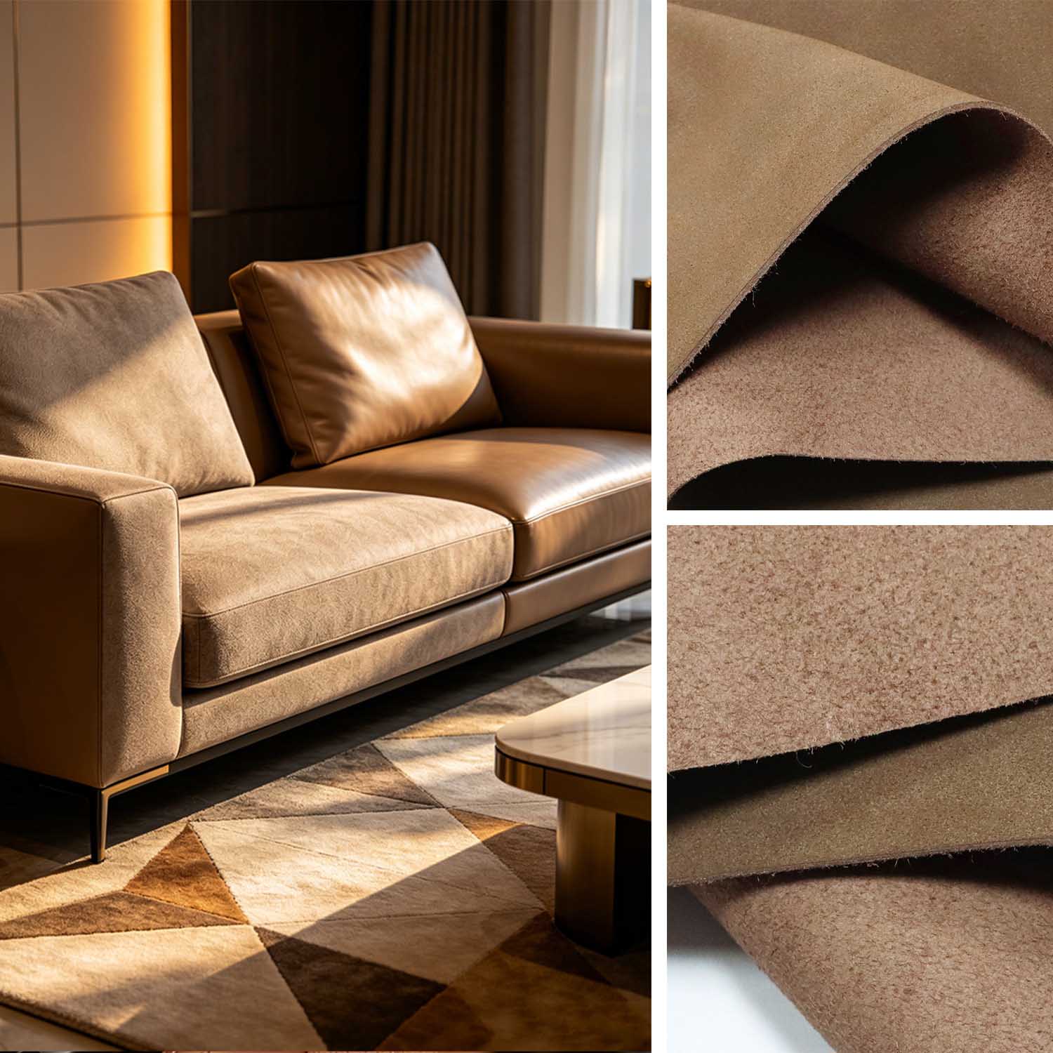 Application of PU / PVC leather for furniture sofas