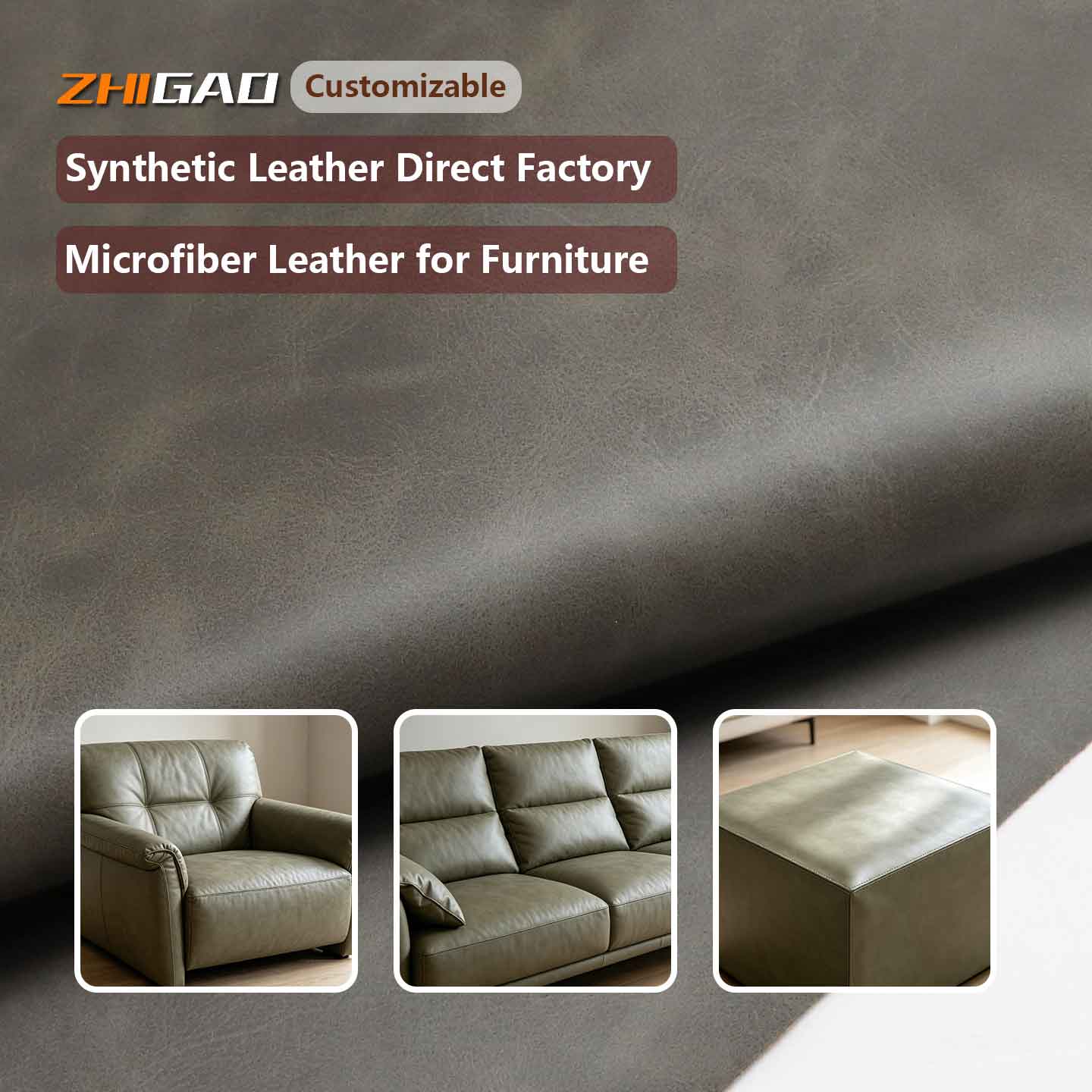 Environmentally friendly recycled furniture leather
