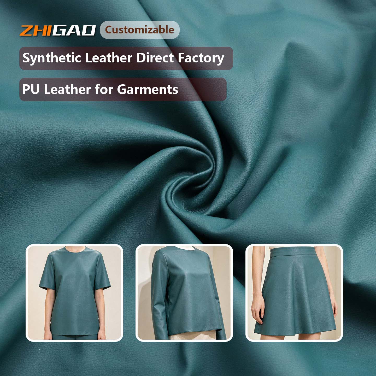 PU Leather Fabric for Apparel