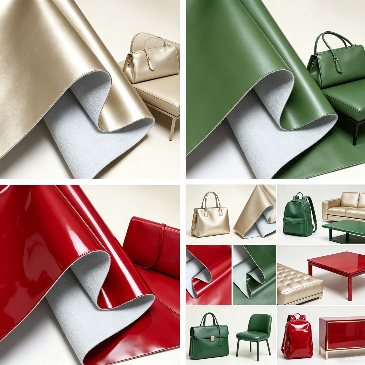 Sofa PU Leather and Handbag Leather Fabric Backpack Synthetic Leather